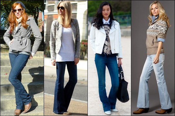 Difference Between Bootcut, Straight, Skinny, and Flared Jeans
