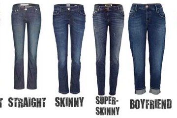 difference between bootcut, straight, skinny, and flare jeans