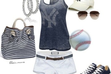 baseball game outfit idea for women 7