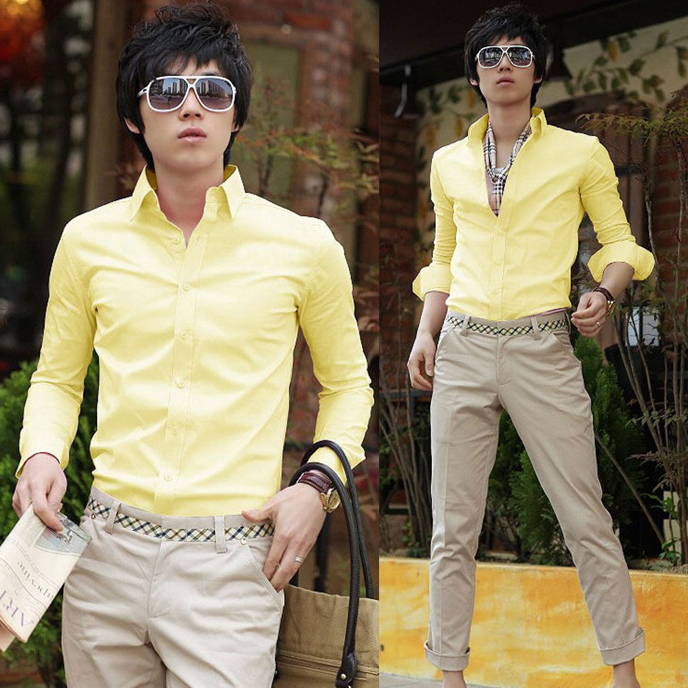 15 Yellow Dress Shirt Outfit Ideas for Men