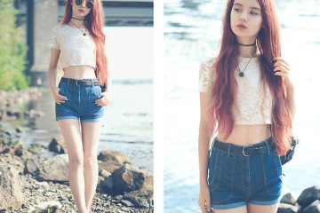 outfit ideas with high waist shorts 4
