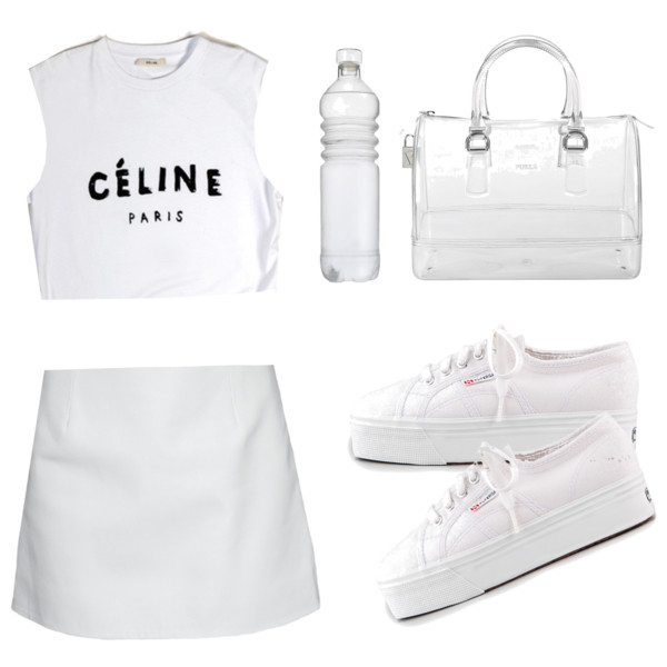 outfit ideas with white pleated tennis skirt 8