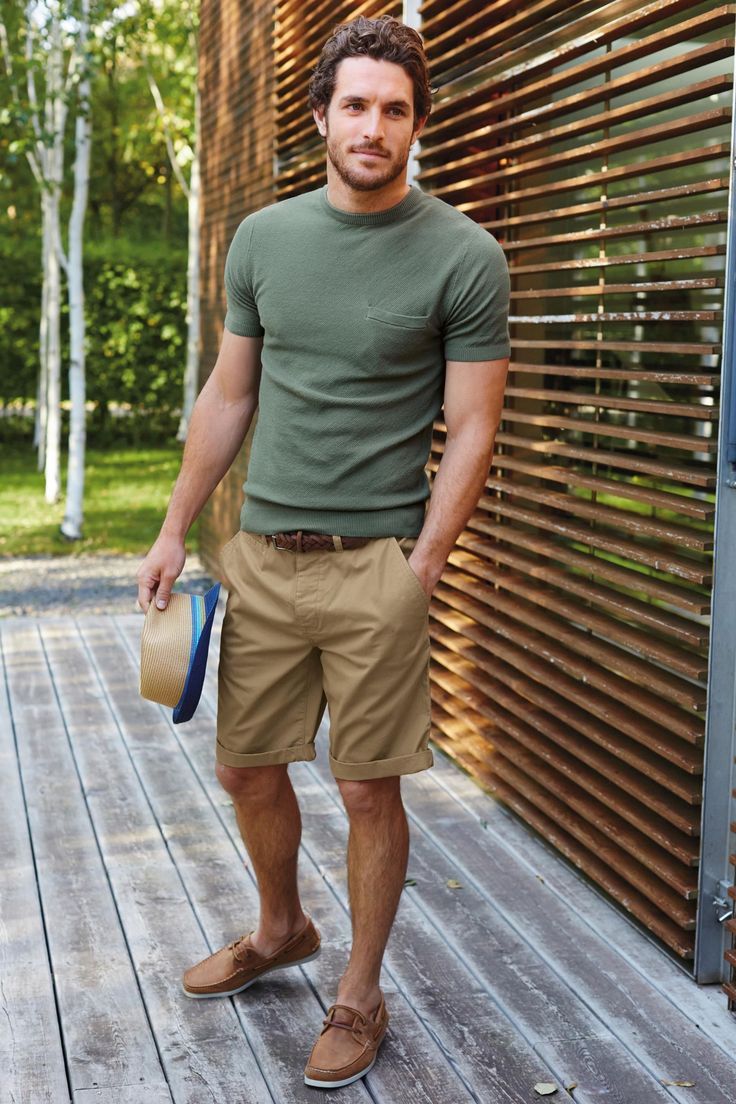 men's casual short outfits