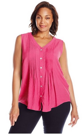 pink plus size tops 4