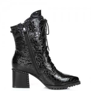 classic-black leather ankle boot