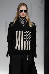 sweater with neck scarf