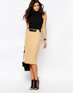 sleek pencil skirt
