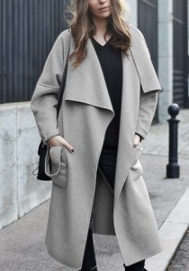 open oversized coat