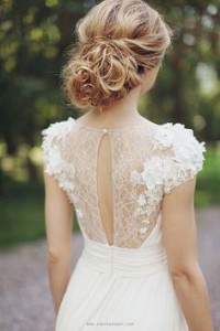 delicate dress with lace