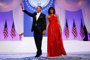 michelle obama red dress