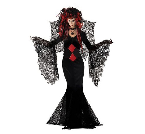 Brand New Scarlet Mistress Witch Vampire Women Adult Costume