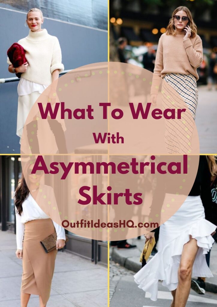 Fashion Skirts Asymmetry Skirts Asymmetry Skirt cream casual look 