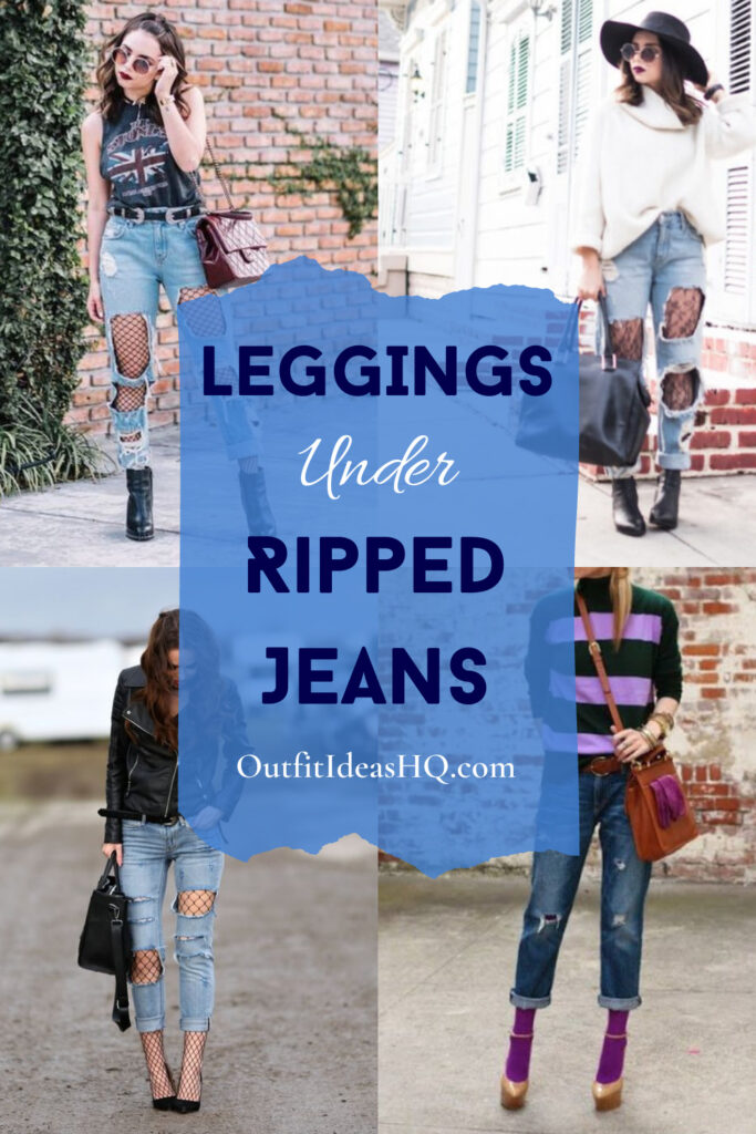 Encantador Desnudarse fuego Leggings - tights - fishnet stockings under ripped jeans ideas